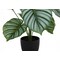 Monarch Specialties Artificial Plant, 24" Tall, Calathea, Indoor, Faux, Fake, Table, Greenery, Potted, Real Touch I 9577 - alternate 3